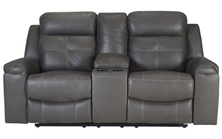 Jesolo Reclining Loveseat with Console by Ashley