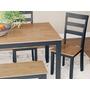 Gesthaven Dining Table with 4 Chairs and Bench (Set of 6) by Ashley
