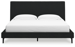 Cadmori King Upholstered Bed with Roll Slats by Ashley