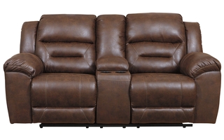 Stoneland Power Reclining Loveseat with Console by Ashley