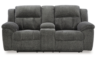 Frohn Reclining Loveseat with Console by Ashley