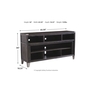 Todoe 65 inch TV Stand wiht fireplace by Ashley