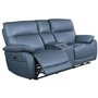 Leather Power Reclining Loveseat  by Azur