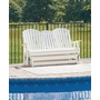 Hyland wave Outdoor Glider Loveseat by Ashley