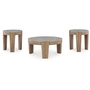 Guystone Table (Set of 3) by Ashley