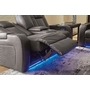Fyne-Dyme Power Reclining Loveseat with Console by Ashley