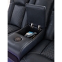 Fyne-Dyme Power Reclining Loveseat with Console by Ashley