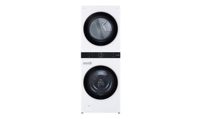 LG Electric Front Load Washer and Dryer Tower - WKE100HWA