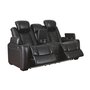 3700318 - Party Time Power Reclining Loveseat with Console by Ashley