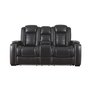 3700318 - Party Time Power Reclining Loveseat with Console by Ashley