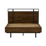 Soho Collection Wood Bed and Headboard (Queen)