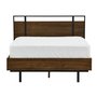 Soho Collection Wood Bed and Headboard (Queen)