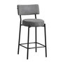 Barstool (Set of 2) - grey/black