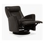 Leather match Power Reclining Swivel  Armchair by Palliser