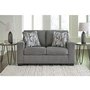 Deltona Stationary Fabric Loveseat