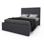 Noah Complete Upholstered King size Bed 78 in. by Beaudoin
