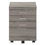 3-drawer mobile filing cabinet