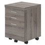 3-drawer mobile filing cabinet