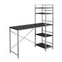Desk with Storage Shelves