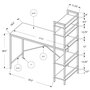 Desk with Storage Shelves