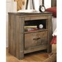 Trinell 1-Drawer Kids Nightstand