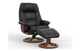 Swivel Armchair and Stool by Fjords-large