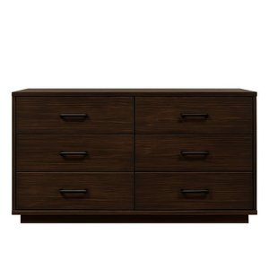Vista 6-drawer double dresser by Mako
