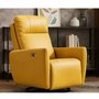 Power Reclining Leather armchair by Elran