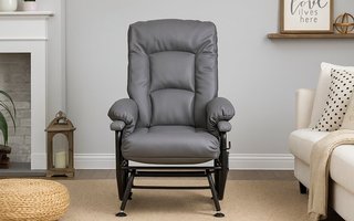 Reclining rocking and self-locking chair by Pel