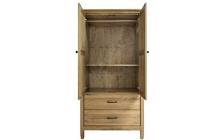 Tofino Armoire With 2 Drawers+2 Doors+1 Shelf+1 Rod by Mako