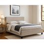 Jane Complete Upholstered Double size Bed 54 in. by Beaudoin