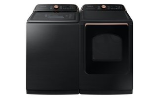 Samsung 6.2 cu? t / 7.4 cu ft Washer & Dryer Set with Auto Dispense, Steam & Wi-Fi – WA54CG7550AVA4 – DVE54CG7550VAC