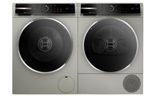 Bosch 2.4 cu ft Compact Washer & 4.0 cu ft Ventless Heat Pump Dryer Set with i-DOS, 4D Wash & Wi-Fi – WGB246AXUC-WQB245AXUC