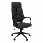 Office Chair Black Black Fabric high back executive - 7272