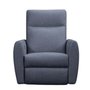 Swivel Power Glider Rocker Reclining with motorized headrest Fabric Chair by Elran