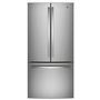 GE 18.6 cu ft Counter-Depth French-Door Refrigerator with Internal Water Dispenser & Fingerprint-Resistant Stainless – GWE19JYLFS