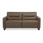 Cleo Motorized leather Condo Sofa with motorized headrest By Elran