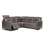 Cleo 5-Pc Reclining Leather Sectional by Elran