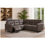 Cleo 5-Pc Reclining Leather Sectional by Elran