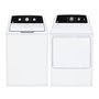 GE 4.4 cu ft Top-Load Washer with Dual Action Agitator & 6.2 cu ft Electric Dryer with SaniFresh Cycle – GTW334BMRWS-GTX34EBMRWS