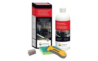 Glass Ceramic Cooktop Cleaning Kit W/Bonus scraper 5 blades and sponge