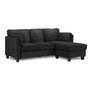 Eva Fabric Sofa Lounger by Monarch