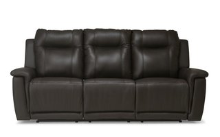 Riley Motorised Recliner Leather Sofa qith Power Headrest  by Palliser