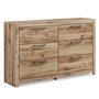 Hyanna 6 Drawer Double Dresser by Ashley