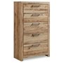 Hyanna 5 Drawer Chest of Drawers by Ashley