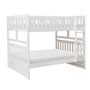 Double/Double Bunk Bed White - B2053FFW-1