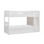 Twin/Twin Bunk Bed with Storage White - B2053SBW-1