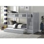 Twin/Twin Bunk Bed with Storage Gray - B2063SB-1