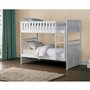 Twin/Twin Bunk Bed with Storage White - B2053W-1