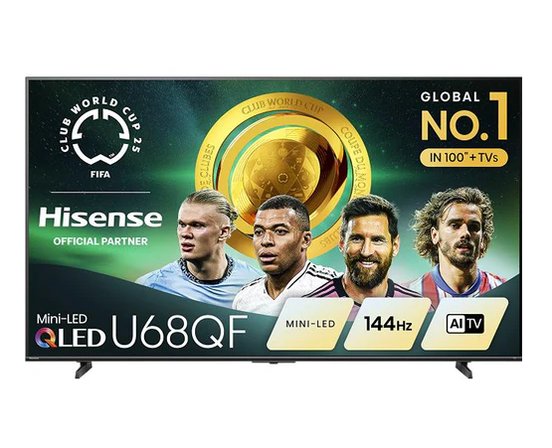 Hisense Téléviseur AI Mini-LED QLED de 65 pouces